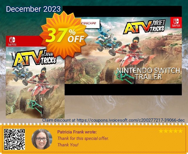 ATV Drift and Tricks Switch (EU) discount 37% OFF, 2022 Programmers' Day promotions. ATV Drift and Tricks Switch (EU) Deal 2022 CDkeys