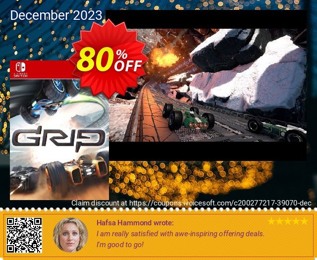 GRIP: Combat Racing Switch (EU) wunderbar Ermäßigungen Bildschirmfoto