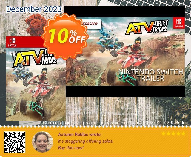 ATV: Drift & Tricks Switch (EU) menakjubkan penawaran promosi Screenshot