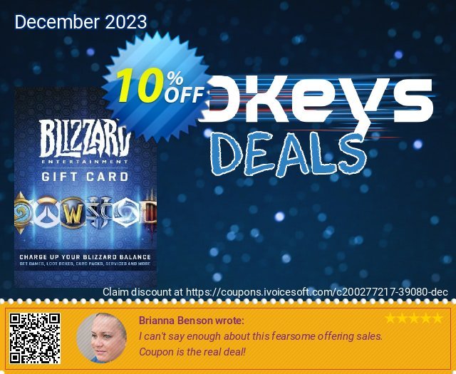 Battlenet 100 BRL Gift Card luar biasa penawaran loyalitas pelanggan Screenshot