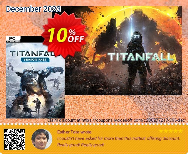 Titanfall Season Pass (PC) ausschließlich Rabatt Bildschirmfoto