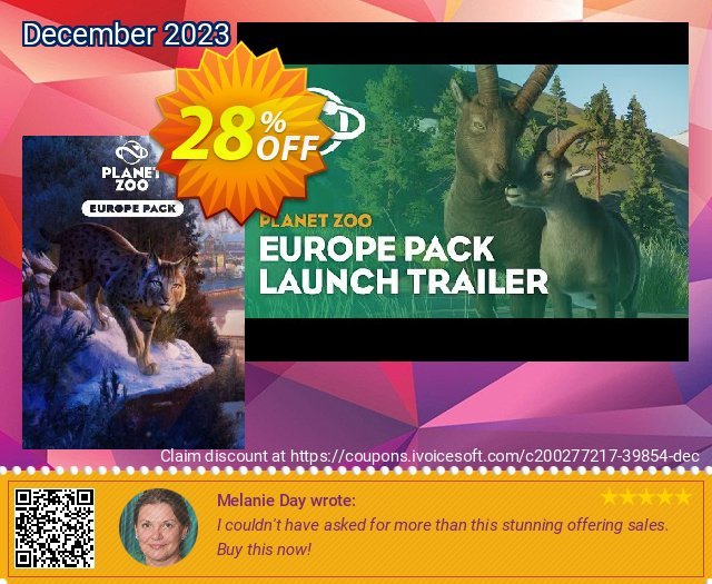 Planet Zoo: Europe Pack PC - DLC Exzellent Promotionsangebot Bildschirmfoto