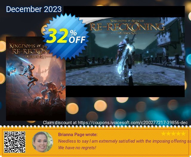 Kingdoms of Amalur: Re-Reckoning - Fatesworn PC - DLC 棒极了 促销 软件截图