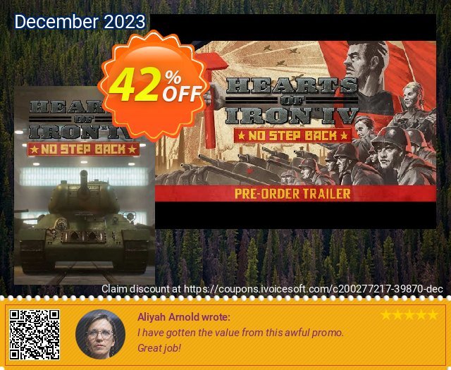 Hearts of Iron IV: No Step Back PC - DLC discount 42% OFF, 2024 World Heritage Day sales. Hearts of Iron IV: No Step Back PC - DLC Deal 2024 CDkeys