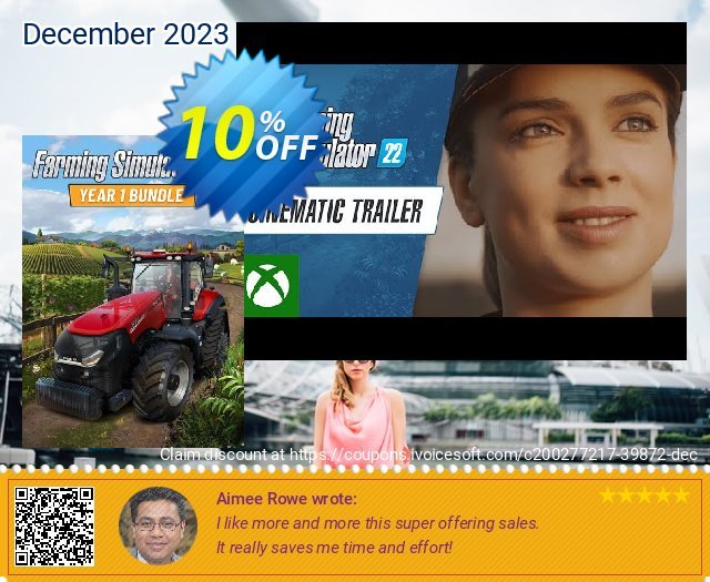 Farming Simulator 22 - YEAR 1 Bundle Xbox One & Xbox Series X|S (EU) erstaunlich Promotionsangebot Bildschirmfoto