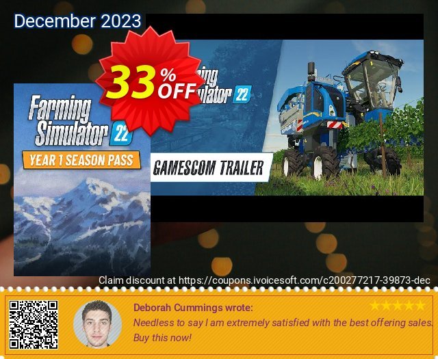 Farming Simulator 22 - Year 1 Season Pass PC - DLC teristimewa penawaran promosi Screenshot