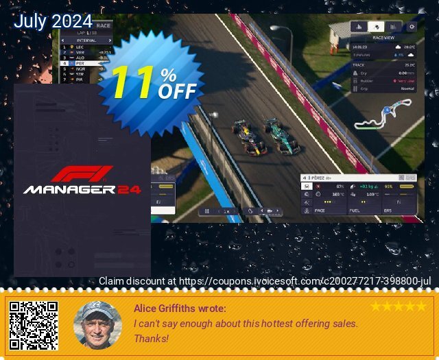 F1 MANAGER 2024 discount 11% OFF, 2024 Wildlife Day offering sales. 11% OFF F1 MANAGER 2024, verified