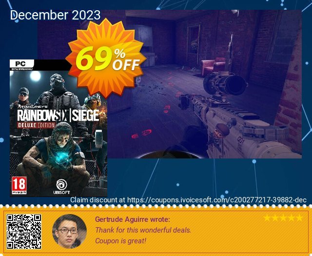 Tom Clancy's Rainbow Six Siege Deluxe Edition PC (US) discount 69% OFF, 2024 Easter Day offering sales. Tom Clancy&#039;s Rainbow Six Siege Deluxe Edition PC (US) Deal 2024 CDkeys