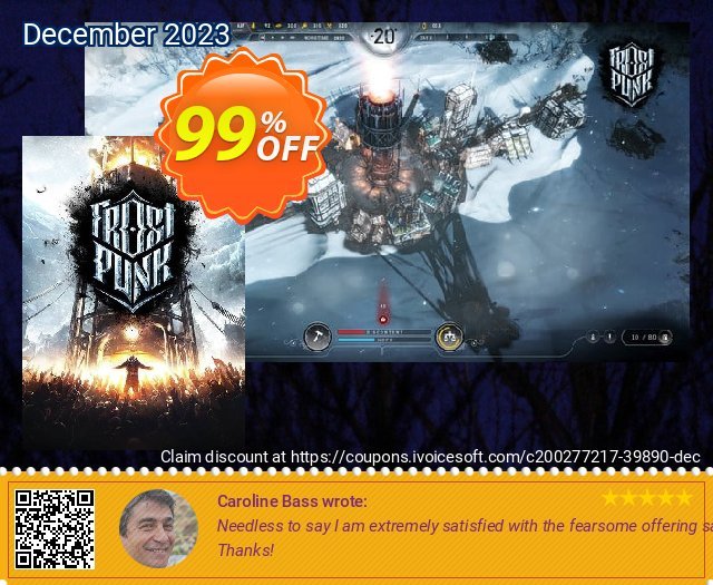 Frostpunk PC (GOG) discount 99% OFF, 2024 World Heritage Day deals. Frostpunk PC (GOG) Deal 2024 CDkeys