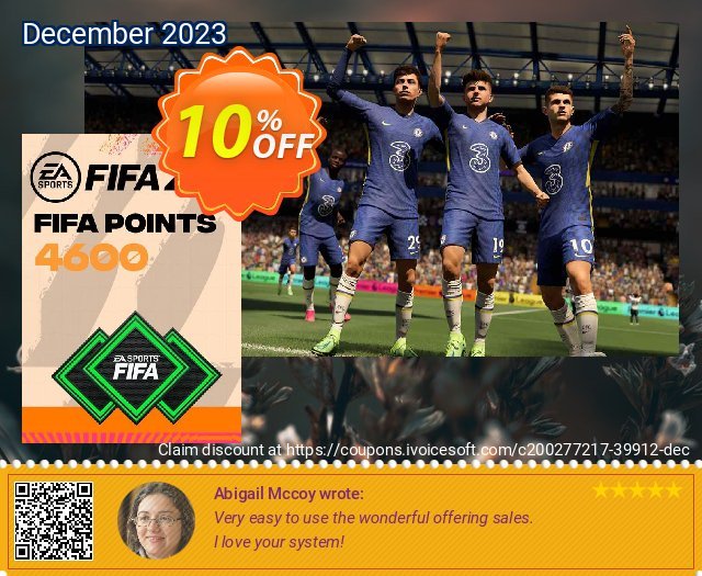FIFA 22 Ultimate Team 4600 Points Pack PC discount 10% OFF, 2024 Memorial Day offering sales. FIFA 22 Ultimate Team 4600 Points Pack PC Deal 2024 CDkeys