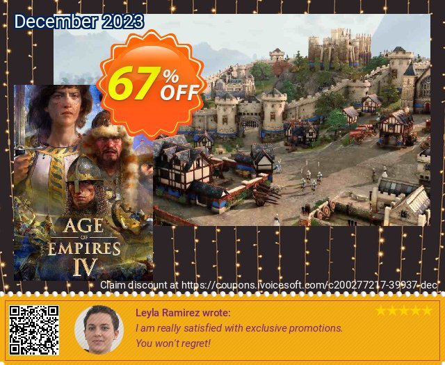 Age of Empires IV Windows 10 PC 可怕的 产品销售 软件截图