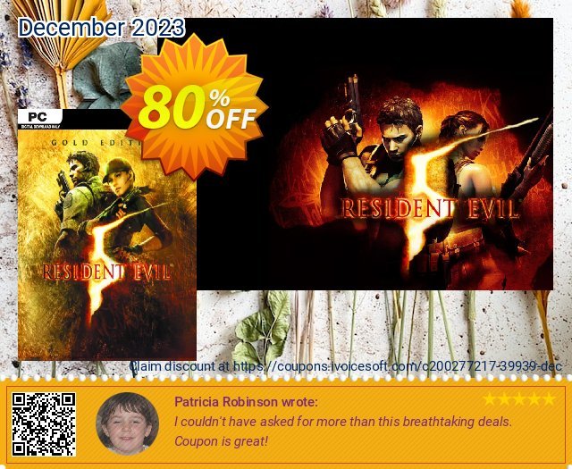Resident Evil 5 Gold Edition PC 特殊 销售折让 软件截图