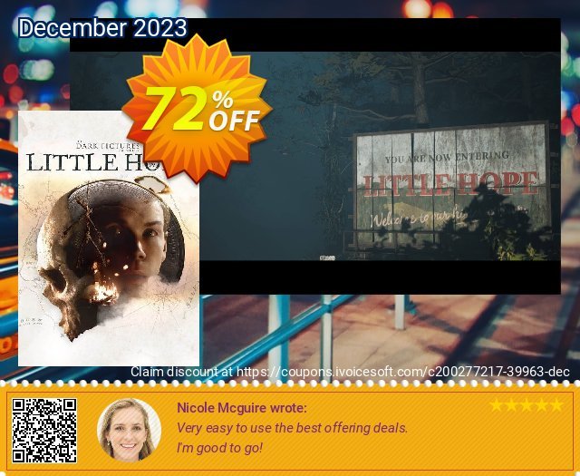 The Dark Pictures Anthology: Little Hope PC discount 72% OFF, 2024 Resurrection Sunday discounts. The Dark Pictures Anthology: Little Hope PC Deal 2024 CDkeys