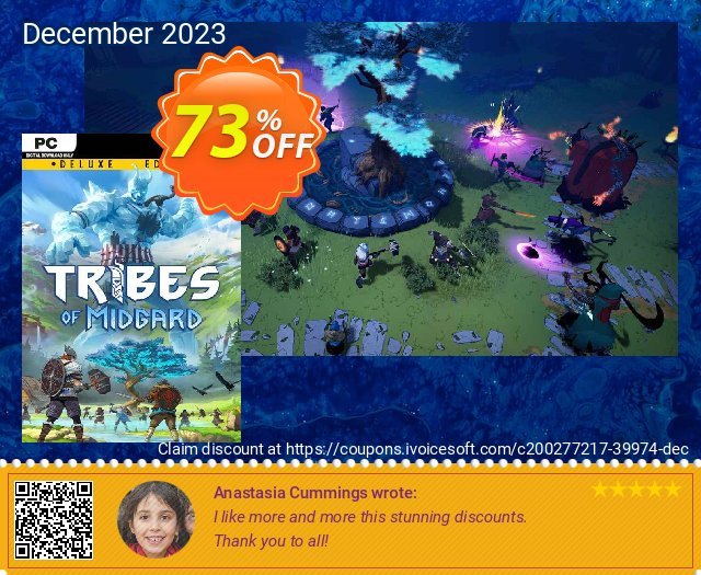 Tribes of Midgard - Deluxe Edition PC discount 73% OFF, 2024 African Liberation Day offering sales. Tribes of Midgard - Deluxe Edition PC Deal 2024 CDkeys