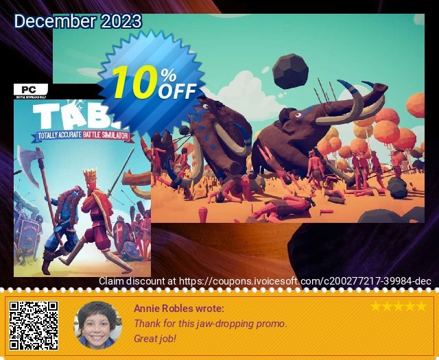 Totally Accurate Battle Simulator PC dahsyat voucher promo Screenshot