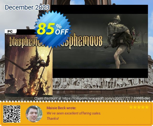 Blasphemous PC discount 85% OFF, 2024 World Heritage Day deals. Blasphemous PC Deal 2024 CDkeys