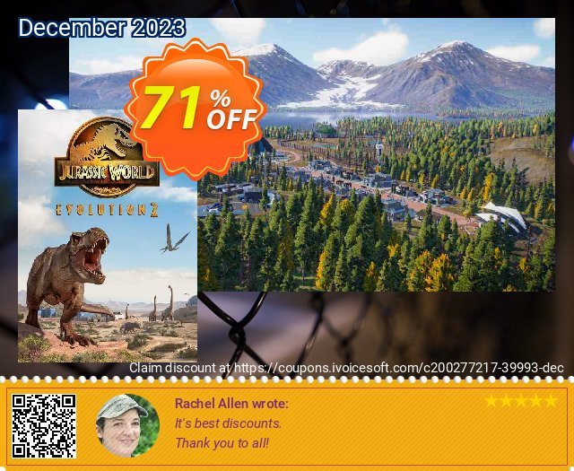 Jurassic World Evolution 2 PC ausschließenden Diskont Bildschirmfoto