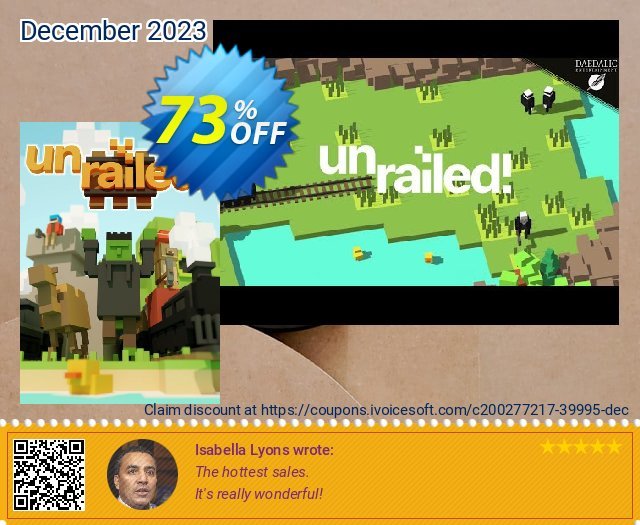 Unrailed! PC discount 73% OFF, 2024 World Heritage Day offering sales. Unrailed! PC Deal 2024 CDkeys