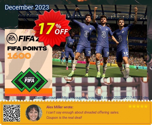 FIFA 22 Ultimate Team 1600 Points Pack PC discount 17% OFF, 2024 April Fools' Day promo. FIFA 22 Ultimate Team 1600 Points Pack PC Deal 2024 CDkeys