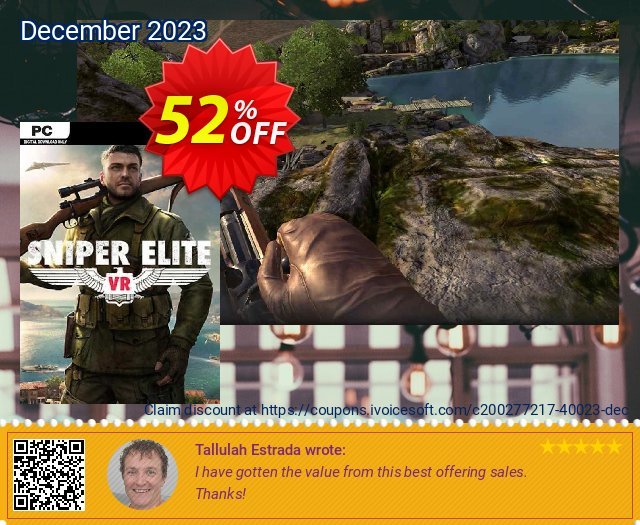 Sniper Elite VR PC terbaru penjualan Screenshot