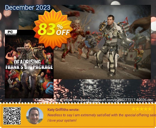 Dead Rising 4: Frank's Big Package PC discount 83% OFF, 2024 April Fools' Day offering discount. Dead Rising 4: Frank&#039;s Big Package PC Deal 2024 CDkeys