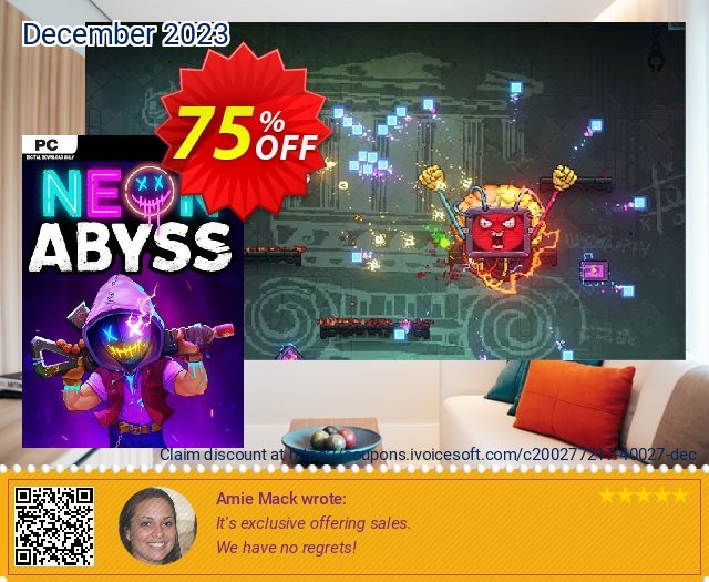 Neon Abyss PC discount 75% OFF, 2024 World Press Freedom Day offering deals. Neon Abyss PC Deal 2024 CDkeys