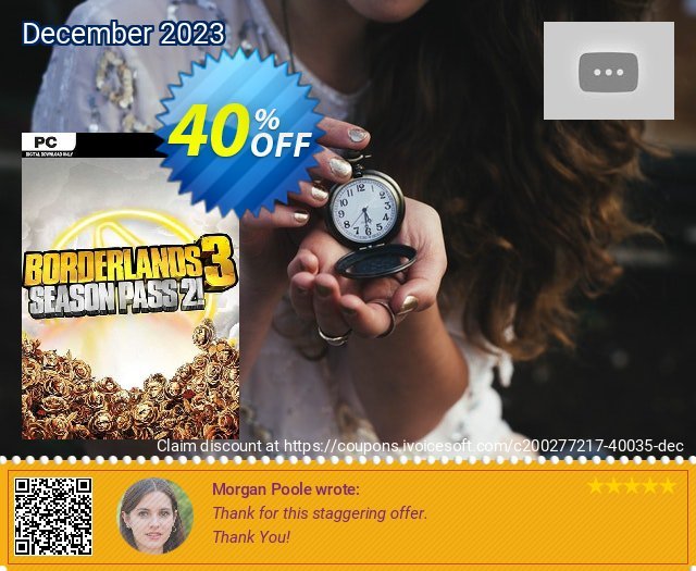 Borderlands 3: Season Pass 2 PC (WW) (Epic) discount 40% OFF, 2024 World Heritage Day offering sales. Borderlands 3: Season Pass 2 PC (WW) (Epic) Deal 2024 CDkeys