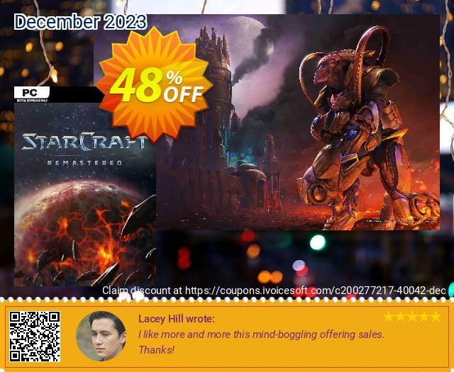 StarCraft Remastered PC 惊人的 优惠券 软件截图