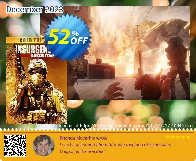 Insurgency: Sandstorm Gold Edition PC discount 52% OFF, 2024 Spring promo. Insurgency: Sandstorm Gold Edition PC Deal 2024 CDkeys