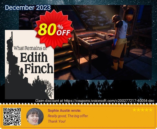 What Remains of Edith Finch PC discount 80% OFF, 2024 African Liberation Day offering sales. What Remains of Edith Finch PC Deal 2024 CDkeys
