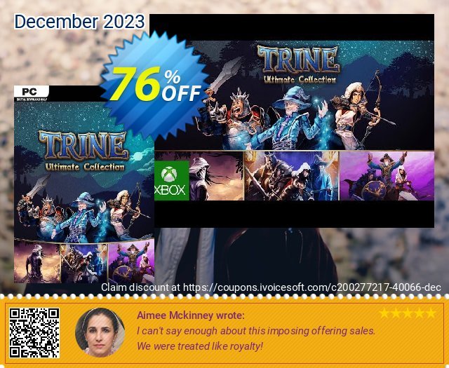 Trine: Ultimate Collection PC discount 76% OFF, 2024 April Fools' Day offering deals. Trine: Ultimate Collection PC Deal 2024 CDkeys