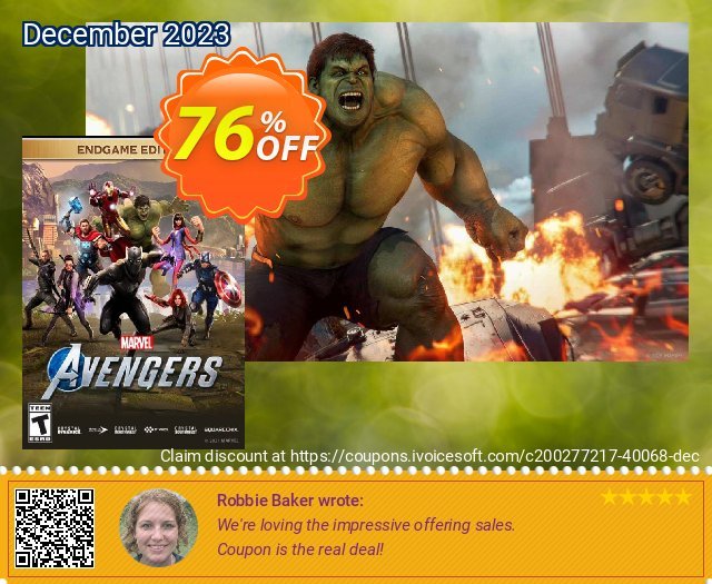 Marvel&#039;s Avengers Endgame Edition PC formidable Förderung Bildschirmfoto
