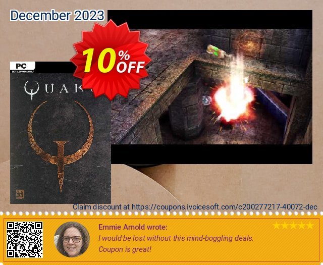 QUAKE PC discount 10% OFF, 2024 World Press Freedom Day offering sales. QUAKE PC Deal 2024 CDkeys