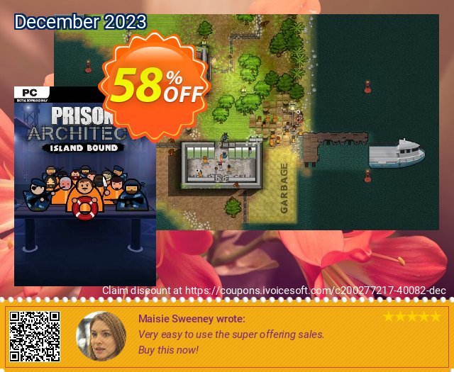 Prison Architect - Island Bound PC-DLC eksklusif penawaran loyalitas pelanggan Screenshot