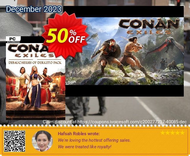 Conan Exiles - Debaucheries of Derketo Pack DLC ausschließlich Preisnachlass Bildschirmfoto