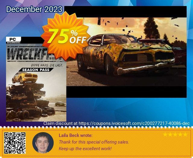 Wreckfest - Season Pass PC ausschließenden Förderung Bildschirmfoto