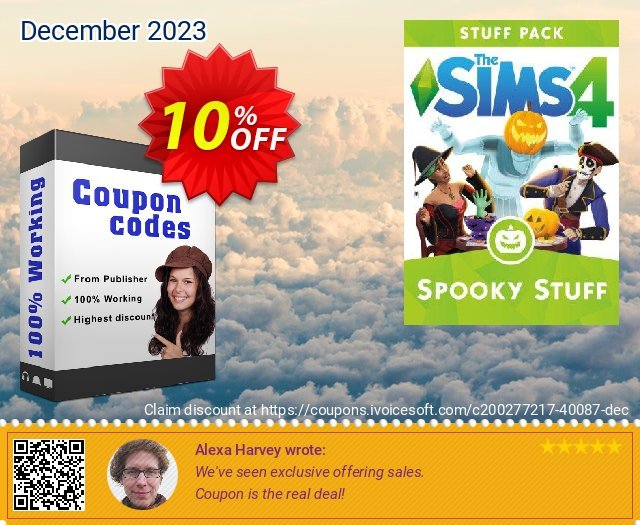 The Sims 4 - Spooky Stuff Pack PC discount 10% OFF, 2024 Easter Day promo. The Sims 4 - Spooky Stuff Pack PC Deal 2024 CDkeys