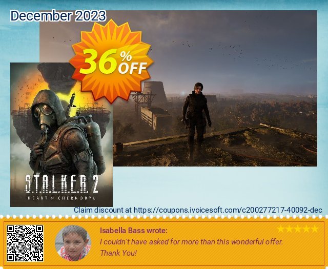 S.T.A.L.K.E.R. 2: Heart of Chernobyl PC discount 36% OFF, 2024 World Press Freedom Day offering sales. S.T.A.L.K.E.R. 2: Heart of Chernobyl PC Deal 2024 CDkeys