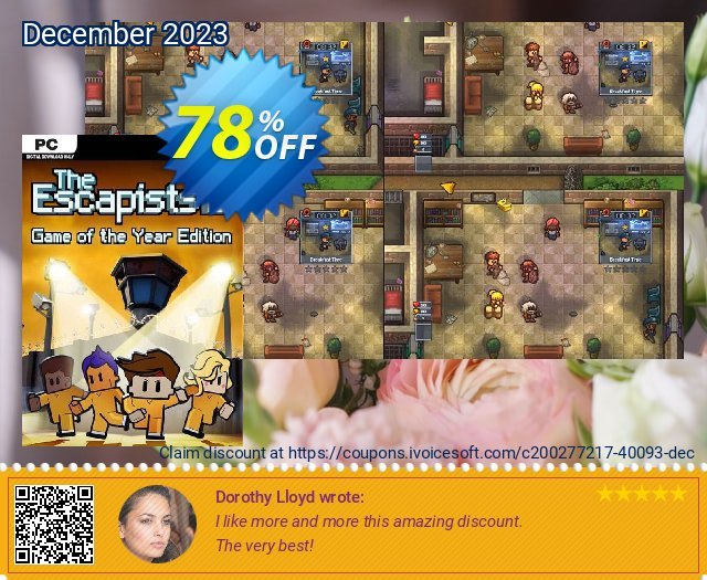 The Escapists 2 - Game of the Year Edition PC discount 78% OFF, 2024 Resurrection Sunday offering sales. The Escapists 2 - Game of the Year Edition PC Deal 2024 CDkeys