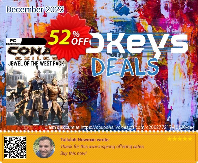 Conan Exiles PC - Jewel of the West Pack DLC discount 52% OFF, 2024 World Heritage Day discount. Conan Exiles PC - Jewel of the West Pack DLC Deal 2024 CDkeys
