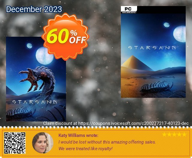 Starsand PC discount 60% OFF, 2024 World Ovarian Cancer Day promo sales. Starsand PC Deal 2024 CDkeys