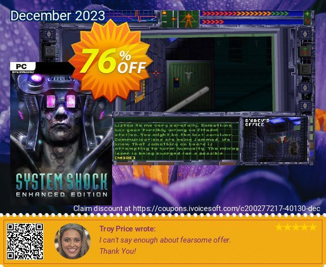 System Shock: Enhanced Edition PC discount 76% OFF, 2024 Labour Day offering sales. System Shock: Enhanced Edition PC Deal 2024 CDkeys