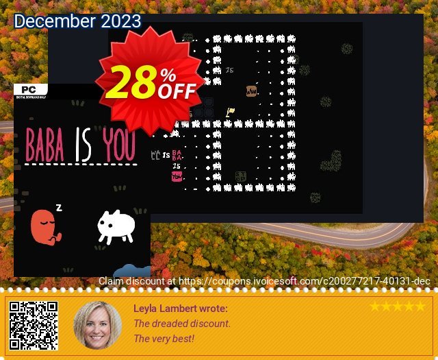 Baba Is You PC discount 28% OFF, 2024 Mother Day offering sales. Baba Is You PC Deal 2024 CDkeys