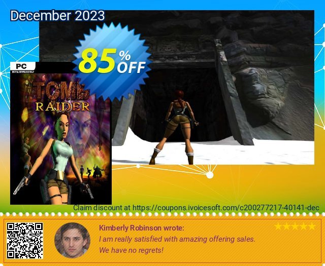 Tomb Raider I PC  위대하   할인  스크린 샷