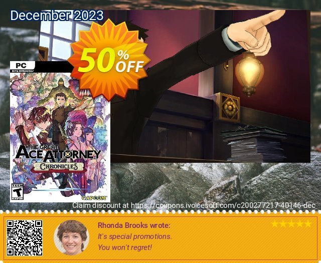The Great Ace Attorney Chronicles PC discount 50% OFF, 2024 Mother Day offering sales. The Great Ace Attorney Chronicles PC Deal 2024 CDkeys