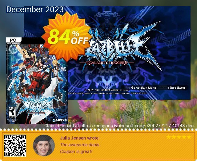 BlazBlue - Calamity Trigger PC discount 84% OFF, 2024 World Ovarian Cancer Day offering sales. BlazBlue - Calamity Trigger PC Deal 2024 CDkeys