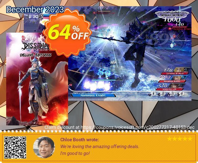 Dissidia Final Fantasy NT Deluxe Edition PC fantastisch Preisnachlass Bildschirmfoto