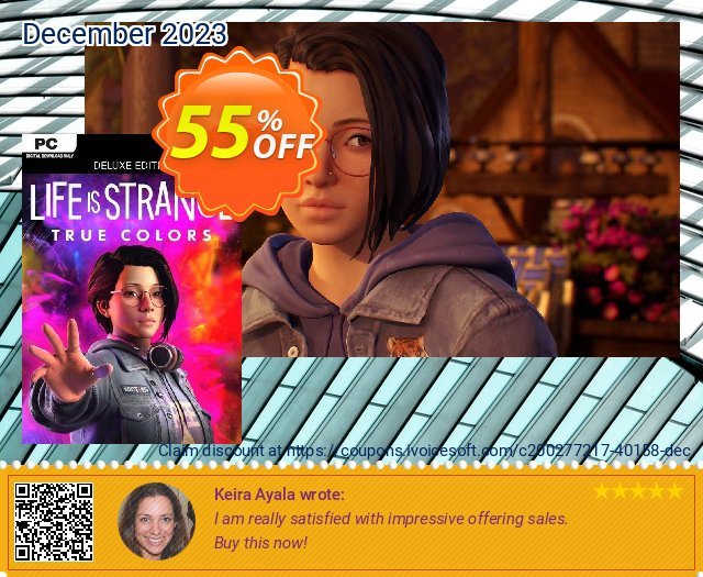 Life is Strange: True Colors Deluxe Edition PC discount 55% OFF, 2024 World Ovarian Cancer Day offering discount. Life is Strange: True Colors Deluxe Edition PC Deal 2024 CDkeys