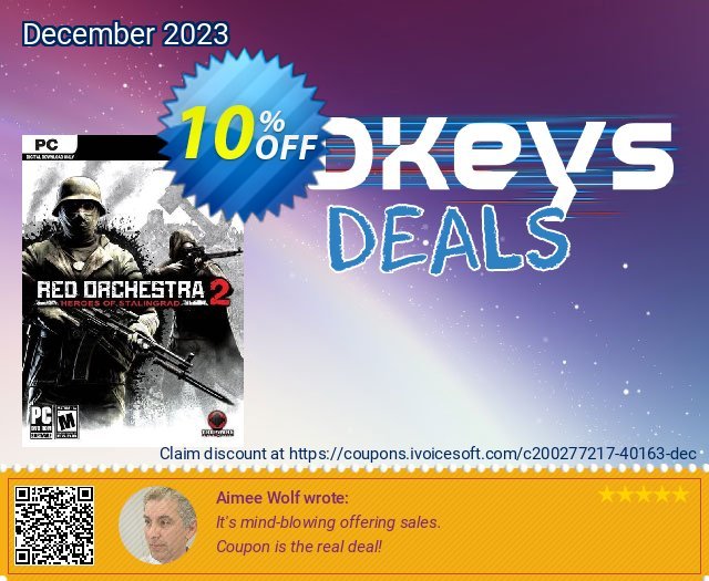 Red Orchestra 2 Heroes of Stalingrad with Rising Storm PC discount 10% OFF, 2024 Resurrection Sunday promo. Red Orchestra 2 Heroes of Stalingrad with Rising Storm PC Deal 2024 CDkeys