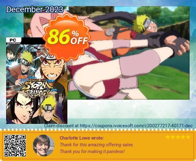 Naruto Shippuden: Ultimate Ninja Storm Trilogy PC discount 86% OFF, 2024 April Fools' Day offering sales. Naruto Shippuden: Ultimate Ninja Storm Trilogy PC Deal 2024 CDkeys